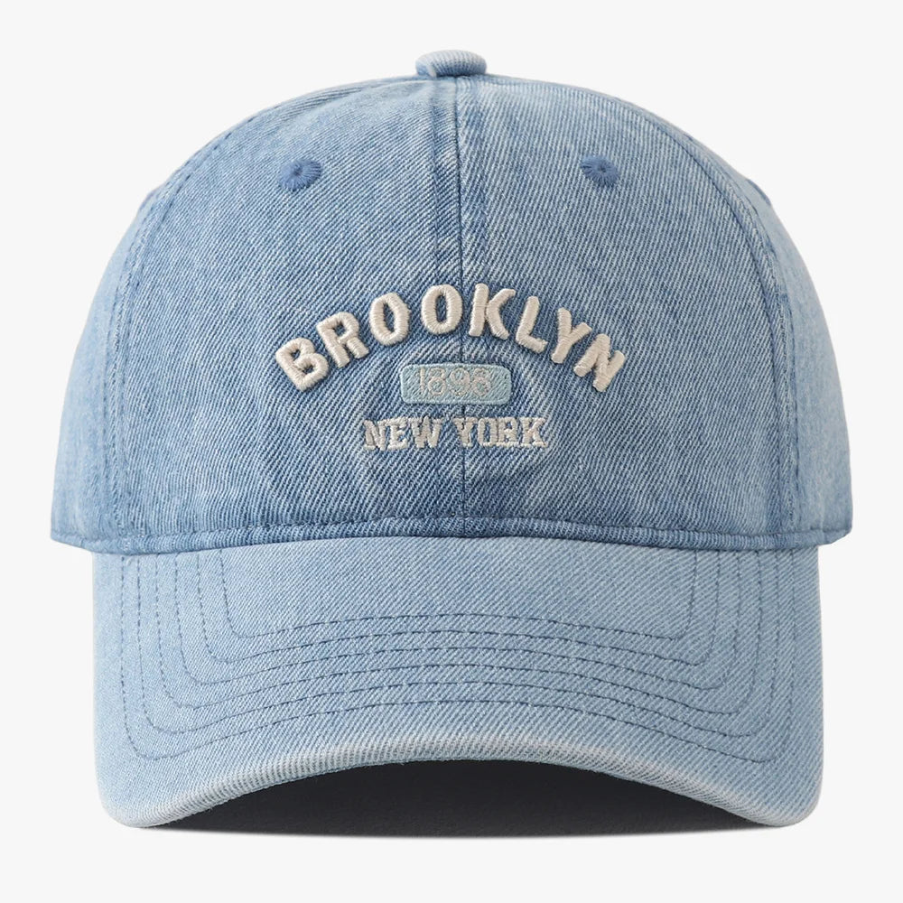 2025 New Vintage Denim Visors Hat Fashion Jeans Baseball Cap Unisex Letter Embroidery Hip Hop Snapback Caps Cool Casquette