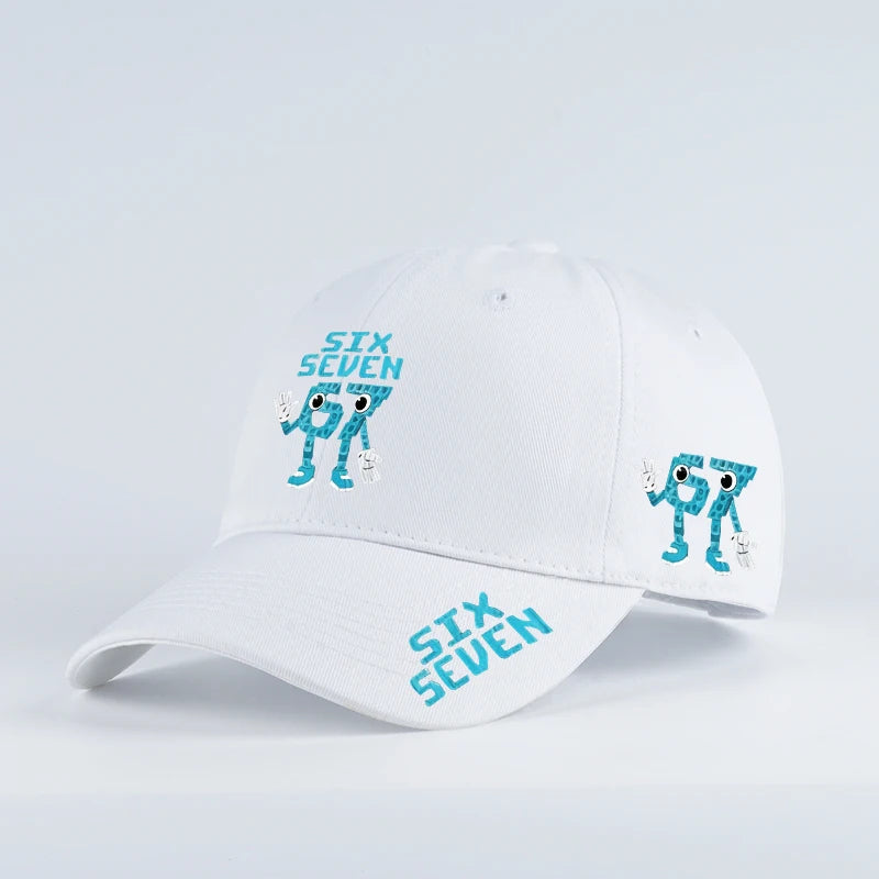Casquette de baseball imprimée style cartoon rétro '67 - Casquette à visière plate ajustable - Casquette unisexe streetwear hip-hop - Casquette « Dad Hat »