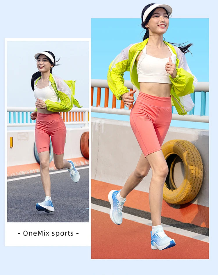 Onemix Wind Wings Pantofi de alergare respirabili pentru bărbați, maraton, sport și casual; pantofi sport pentru femei; ușori; pentru bărbați; pentru activități în aer liber; coardă de sărit