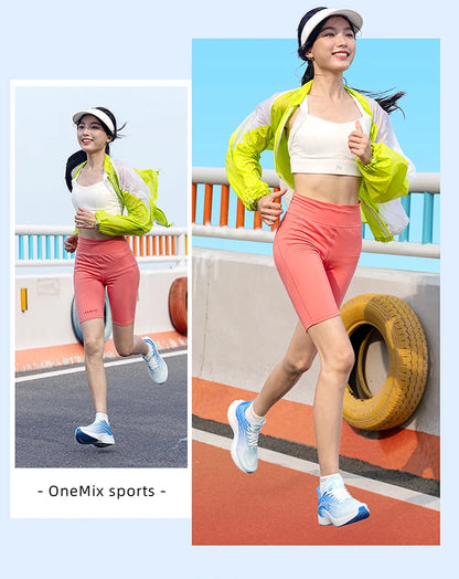 Onemix Wind Wings Pantofi de alergare respirabili pentru bărbați, maraton, sport și casual; pantofi sport pentru femei; ușori; pentru bărbați; pentru activități în aer liber; coardă de sărit