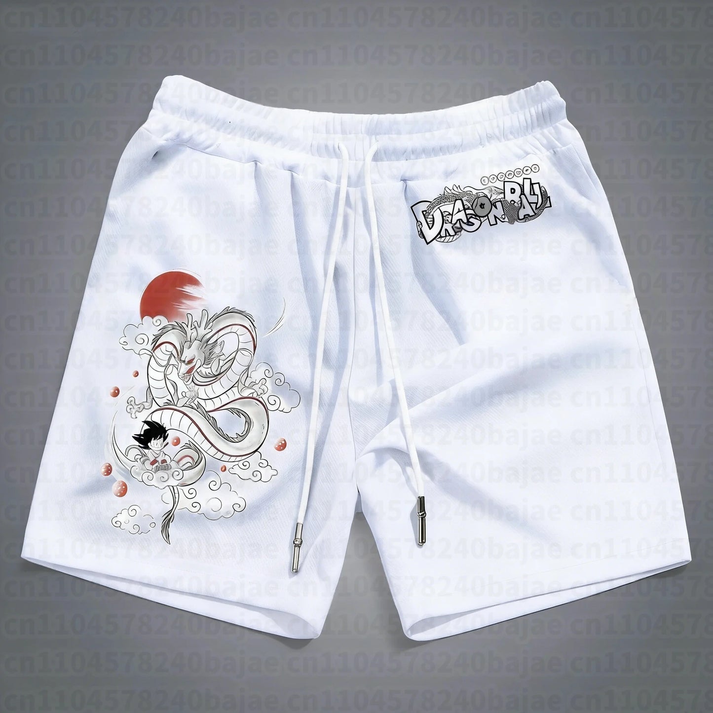 2026 Adult Boys Loose Short Hot Summer Mens Male Beach Pants Top Short Gift Sweatpants Goku Dragon Ball Z Gym Casual Shorts Hot