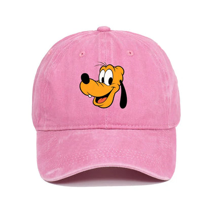 Unisex Vintage Washed Mickey Minnie Print Baseball Cap for Men Women Cartoon Trucker Hat Adjustable Snapback Casual Hip Hop Hat