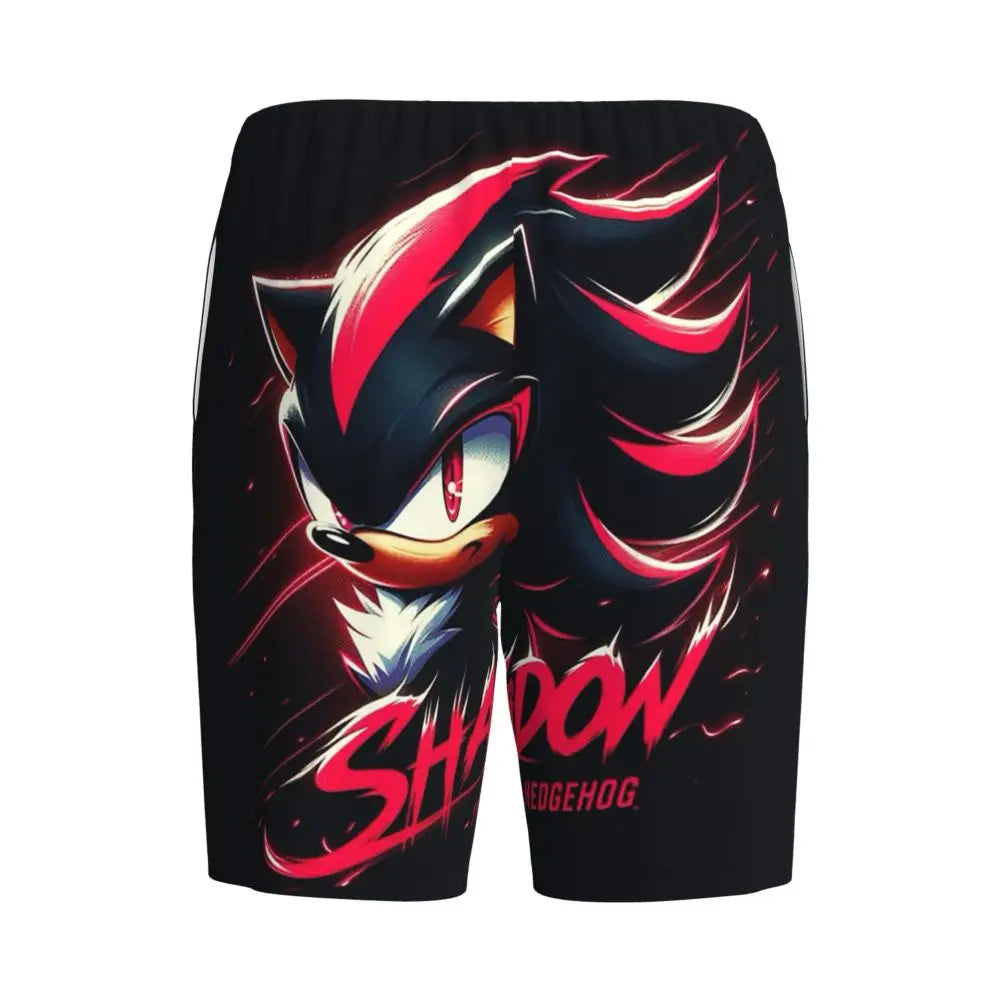 Custom Shadow The Hedgehog Sonic Poster Short Pajama Pants Men Sleepwear Sleep Lounge Bottom Shorts Sleeping Pants