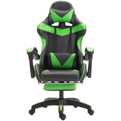 Gaming-Stuhl Gaming-Sessel höhenverstellbarer Bürostuhl mit verstellbarer Liegefunktion, Katzenohren und Kissen