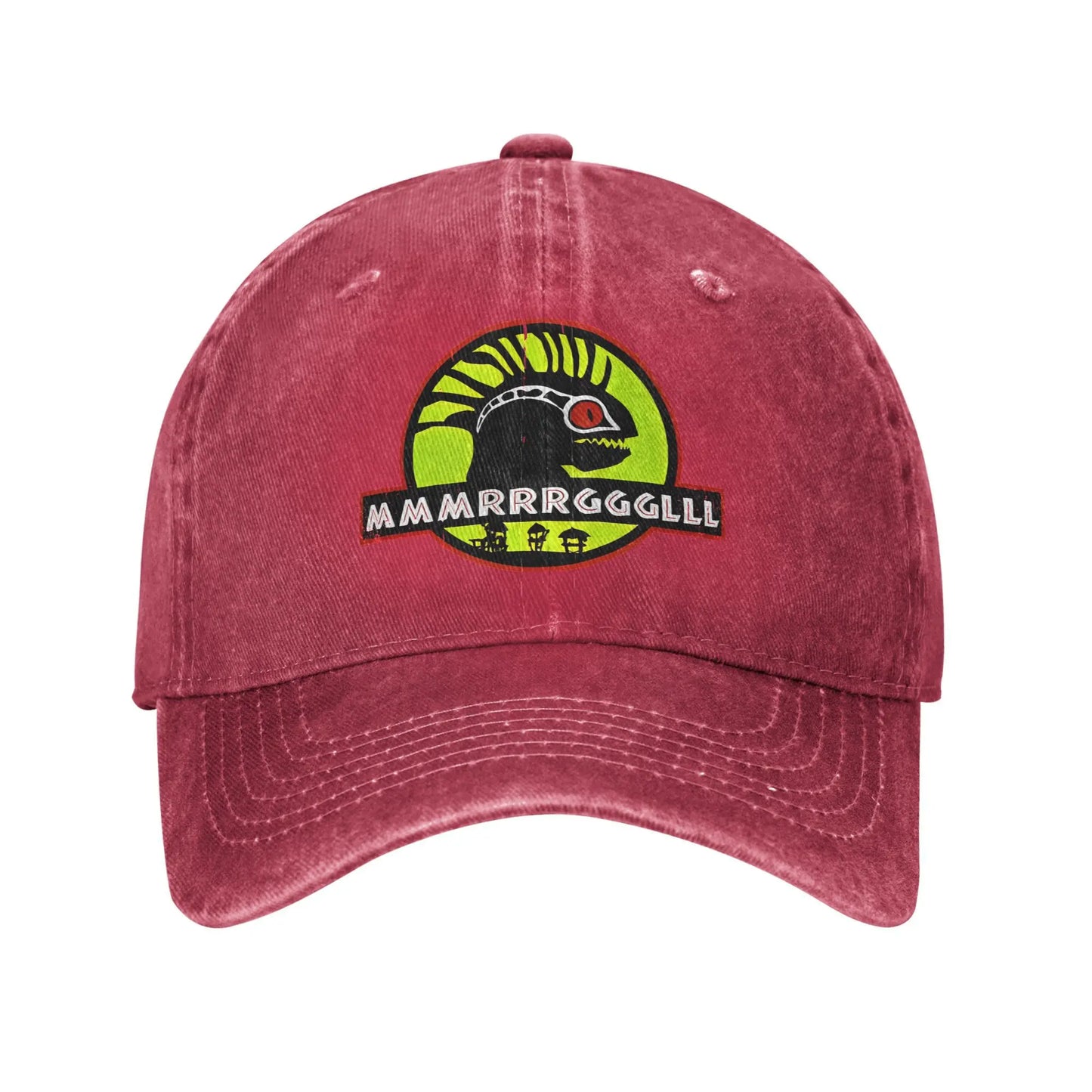 Murloc Park  World of Warcraft Baseball Cap Sun  Outdoor Gym Sunscreen Washed Trucker Hat Women Men Classic Design Baseball Caps