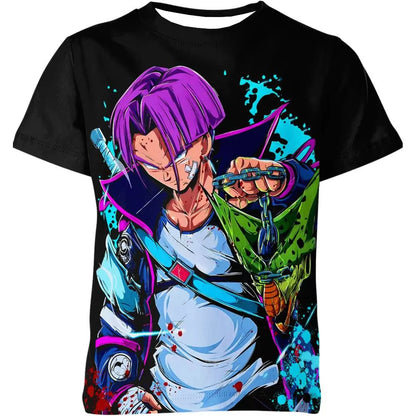 2026 Summer Dragon Ball T Shirt Kids Tops Tee Anime Figures Goku Super Saiyan T-shirt Boys T-shirts Children Short Sleeve Y2k