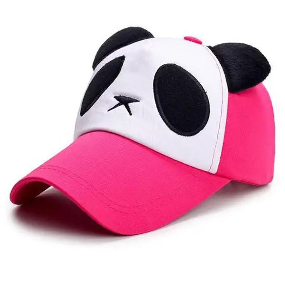 Casquettes de baseball d'été mignonnes avec panda pour hommes et femmes, casquettes hip-hop en coton à fermeture snapback, protection solaire, garçons et filles, casquettes d'extérieur, dropshipping