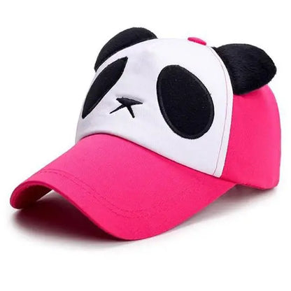 Casquettes de baseball d'été mignonnes avec panda pour hommes et femmes, casquettes hip-hop en coton à fermeture snapback, protection solaire, garçons et filles, casquettes d'extérieur, dropshipping