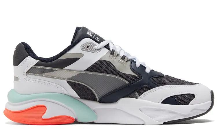 Chaussures de sport décontractées basses Puma X-Ray Millennium, tissu tendance, blocs de couleurs, amortissantes, respirantes, 375999-06