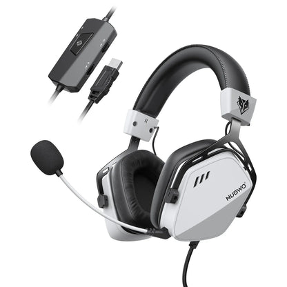 NUBWO HG03 casque filaire Gamer virtuel 7.1 son Surround USB casque de jeu avec micro casque antibruit Port Audio USB