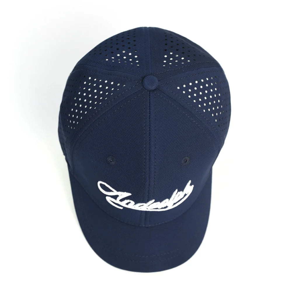 Boné de basebol em malha com pala curta e parte traseira fechada para homem e mulher, respirável, estilo snapback, boné dad hat ajustado e ajustável, cor lisa, estilo trucker