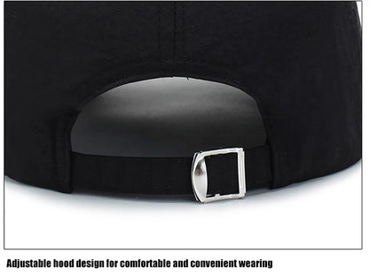 Spring Summer Quick Drying Sports Cap Golf Fishing Hat Summer Outdoor Sun Hat Adjustable Unisex Baseball Cap For Womens Men
