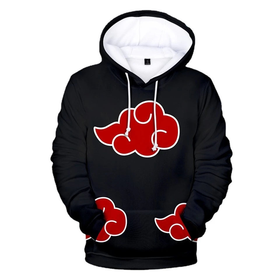 New Naruto Hoodies Character Suit 3D Digital Color Printed Hoodie Sports and Leisure Pullover Hooded Sweatshirt for Men Women