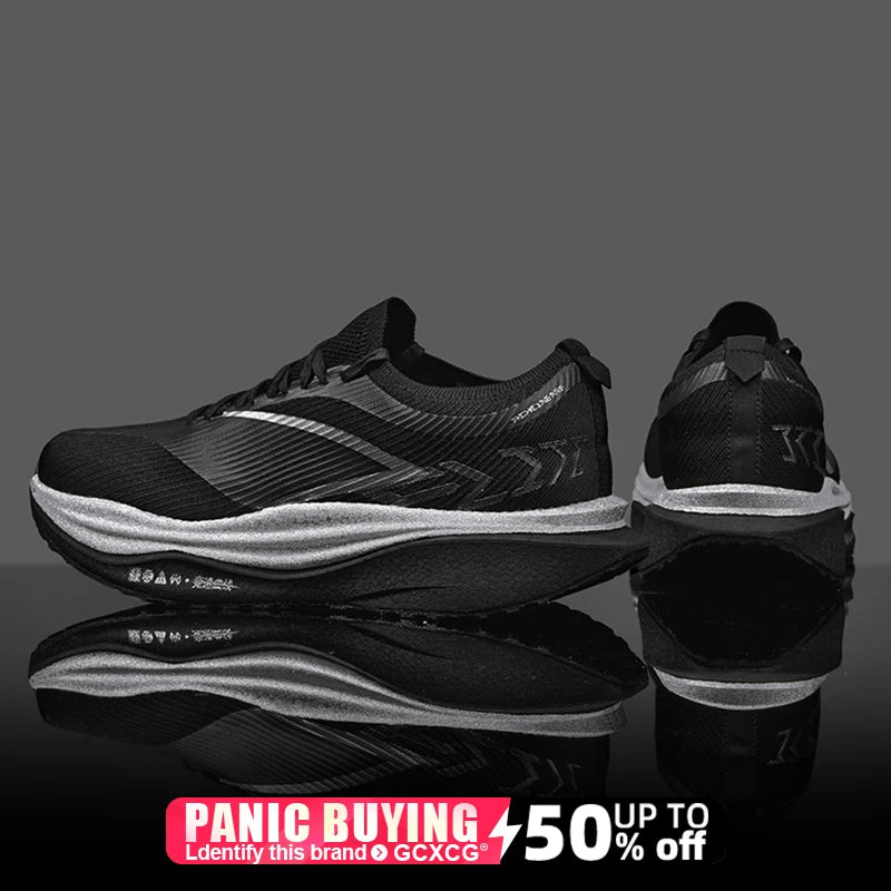 Specialty Marathon Men Running Shoes Carbon Plate Sports Breathable Lightweight Women's Comfortable Athletic Non-slip Sneakers