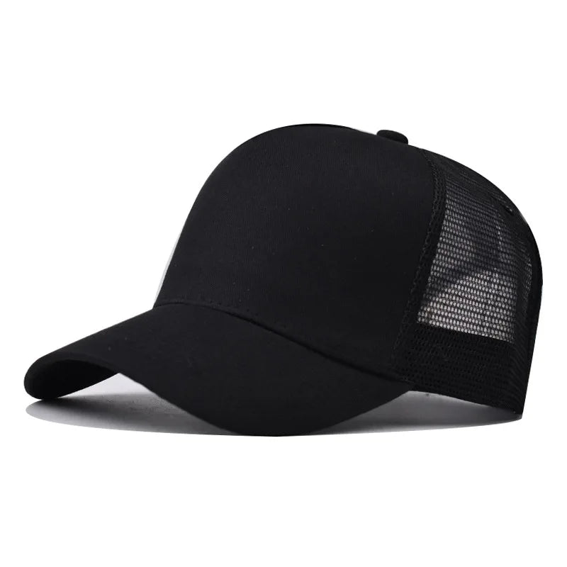 Baseball Cap Adult Net cap Shallow curved eaves Hat Unisex Summer hat Breathable hat shade Spring Autumn Cap Hip Hop Fitted Cap