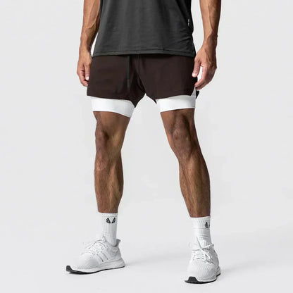 2026 Dragon Ball Anime Men's Shorts Sportswear Quick Dry Gym Pants Double-layer 2 in 1 Shorts Y2k Summer Breathable Streetwear