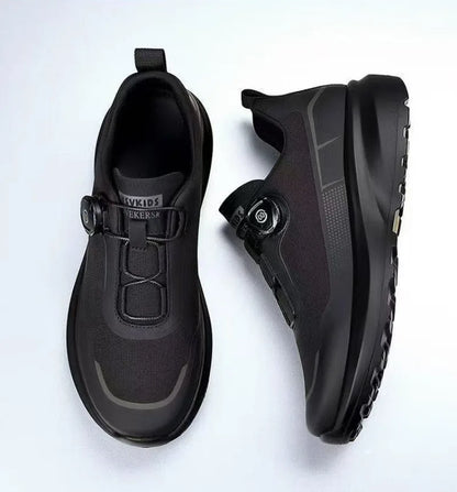 Original New Men Rotating-Button Driving Sneakers Platform Casual Walking Shoes Outdoor Wear-Resistant Running Sports Shoes Plus Size