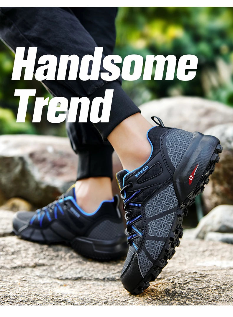 Scarpe da trekking da uomo 2025 antiscivolo, resistenti all’usura e confortevoli, scarpe sportive outdoor per escursionismo, corsa all’aperto e camminata