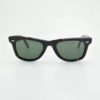 SUN glasses classics Glass lens Acetate sun glasses men Y-2140 Double rivet Design Goggles Elegant Female Square UV sunglass