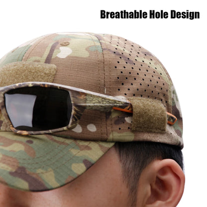 Breathable Camouflage Baseball Cap UV Sun Protection Hat for Outdoor Sports Fishing Camping Hiking Hunting