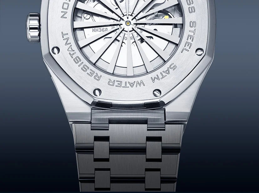 CARNIVAL Men's Mechanical Watch Brand Luxury Sapphire NH36 Movement Automatic Wrist Watches 50m Waterproof for Men