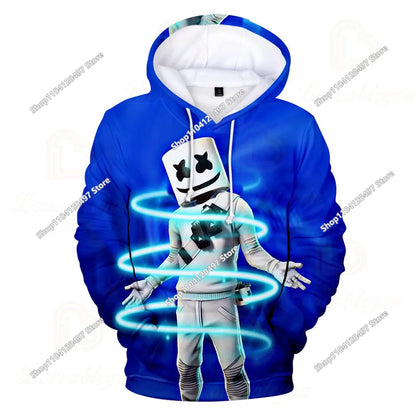 Fortnite-Cosplay-Sweatshirt, 3D-bedruckter Unisex-Gaming-Hoodie, lässige Anime-Kawaii-Jacke, Kinderkleidung, Geschenke