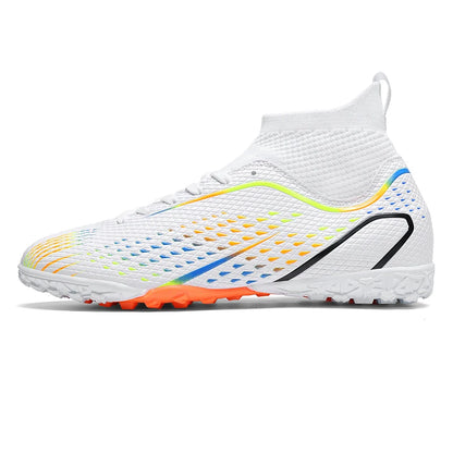 Mens Football Field Boots Ultralight Turf Indoor Society Training Soccer Shoes Cleats for Kids Sneakers TF/FG Football Shoes