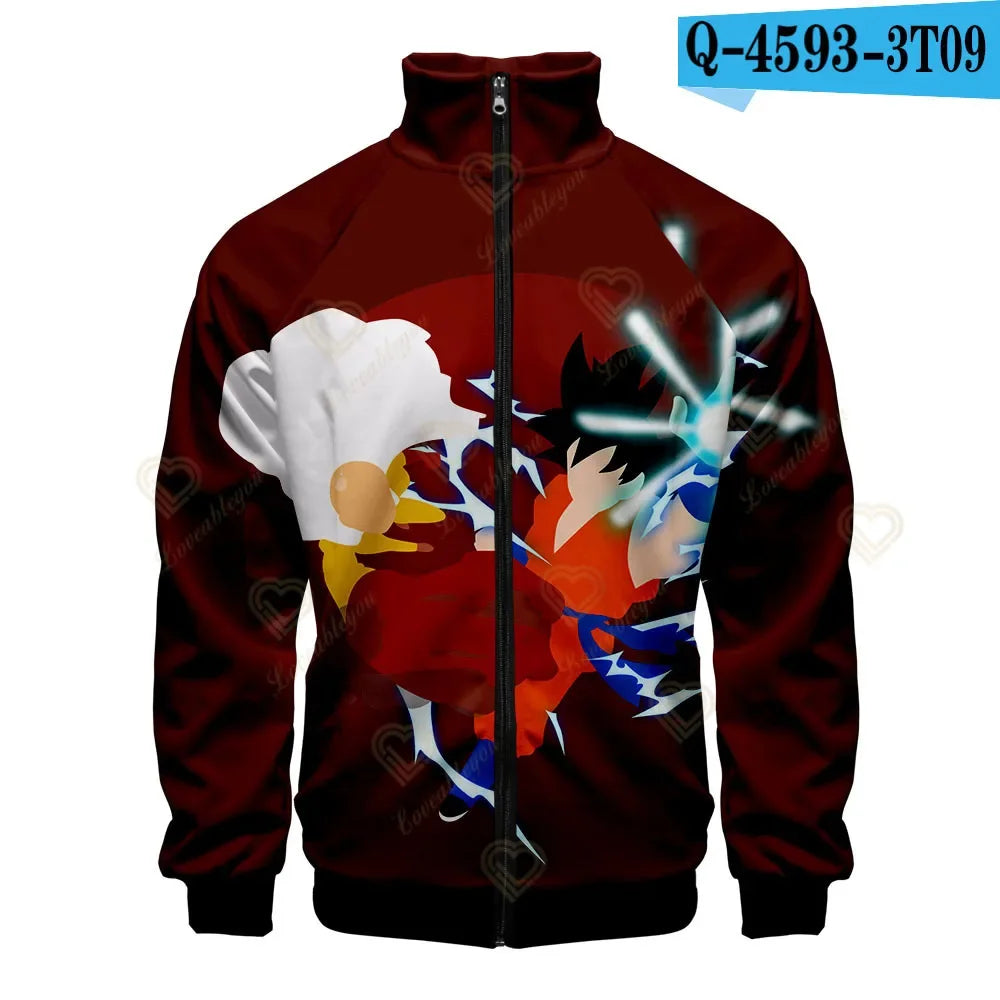 Japan Anime Harajuku Manga Dragon Ball Hoodies Sweatshirt Streetwear Winter Pullover Fashion Long Sleeve Men 3D Print Clothing