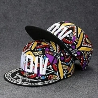 Men's Letter Embroidery Tide All-match Flat Brim Baseball Cap Ladies Summer Hip-hop Hat Outdoor Shade Adjustable Peaked Cap