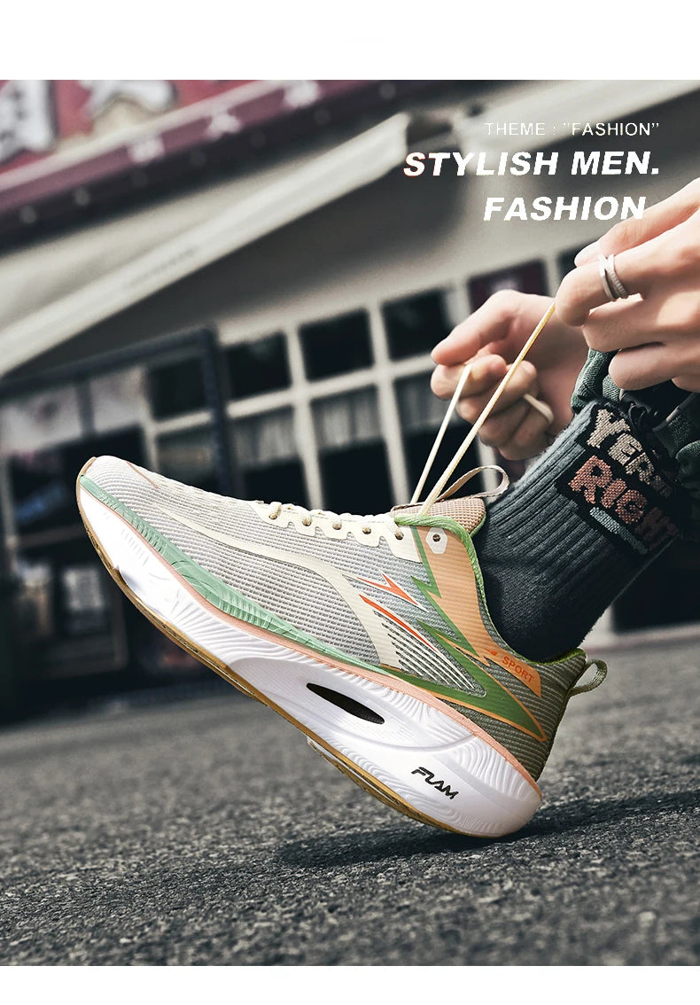 NEW Men Sports Running Shoes Off Marathon Breathable Light Comfortable Athletic Sneakers Jogging Basketball Tenis Air Cushion