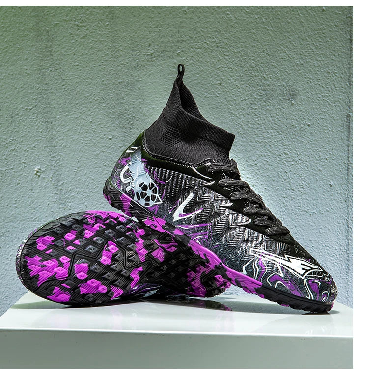 Neue professionelle Fußballschuhe für Herren, rutschfeste Fußballstiefel, Unisex, atmungsaktiv, für Futsal und Sport, neue Stollenschuhe, Dropshipping, ultraleicht