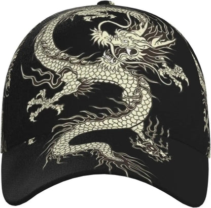 Czapka z daszkiem Dragon Snapback – męskie czapki baseballowe, męskie czapki przeciwsłoneczne, regulowana czapka typu „trucker” dla kobiet i mężczyzn