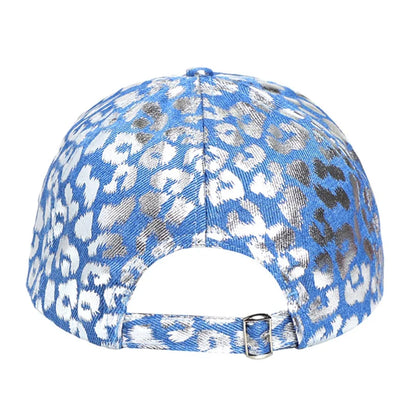 Leopard Print Plain Color Baseball Cap Breathable Sunshade Warm Couple Hat For Forthe four seasons