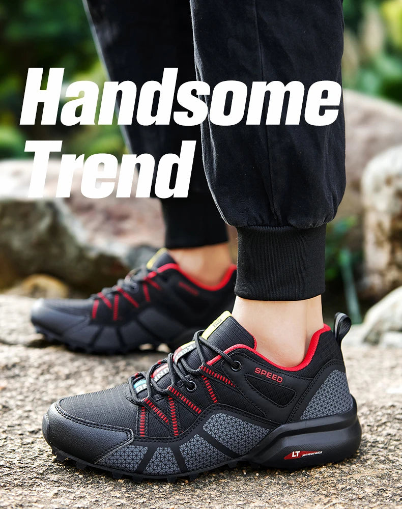 Scarpe da trekking da uomo 2025 antiscivolo, resistenti all’usura e confortevoli, scarpe sportive outdoor per escursionismo, corsa all’aperto e camminata