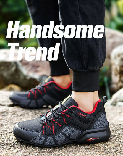 Scarpe da trekking da uomo 2025 antiscivolo, resistenti all’usura e confortevoli, scarpe sportive outdoor per escursionismo, corsa all’aperto e camminata