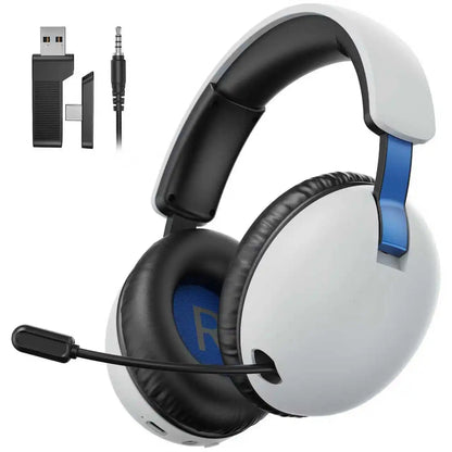 Acinaci BL500 kabelloses Gaming-Headset 2.4G Bluetooth 5.3 & kabelgebunden – Noise-Cancelling-Mikrofon, 30H Akku, 50mm-Treiber für PC, PS5, PS4