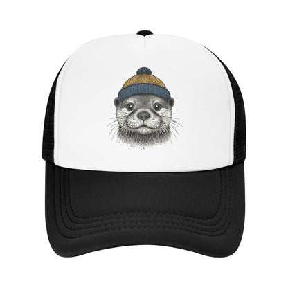 Unisex Steve Is Not Getting Smarter As He Gets Older Otter  Trucker Hats Mesh Baseball Cap Dad Hat  Adjustable Trucker Cap