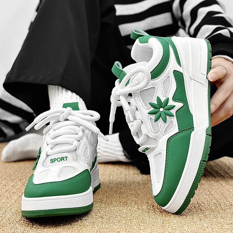 Modne muške cipele, trendi street skateboard cipele, luksuzni brend, tenisice za trening, prozračne mrežaste casual cipele, tenis masculino