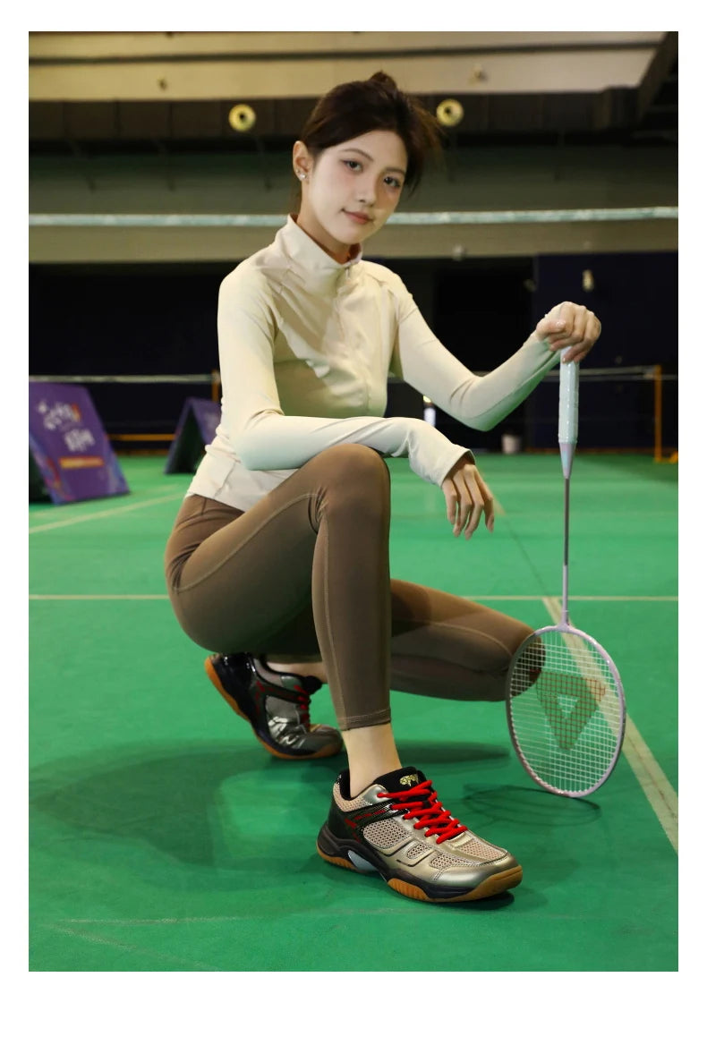 2025 New Professional Badminton Shoes Sneakers Men's Tennis Breathable Anti-Slippery Volleyball Sport Shoes for Men and Women