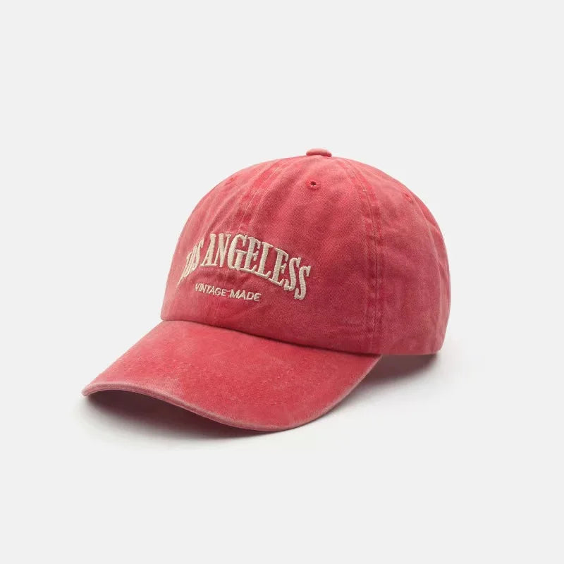 Washed cotton mesh breathable baseball cap made old light board caps men and women tide spring and summer hat women