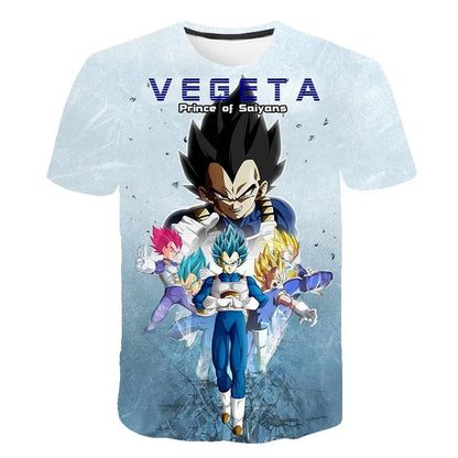 2026 Men's T-shirts Dragon Ball Z T-shirt Boys Clothes Children's Clothing Summer Short Sleeve Kids Cartoon Tee Tops Baby Boy