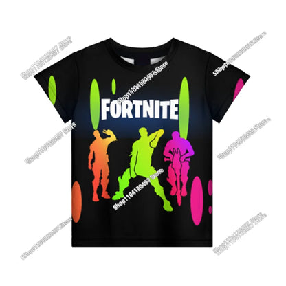 Bluza z kapturem Fortnite z nadrukiem dla dzieci 2-14Y, bluzy dla chłopców i dziewczynek, modna kurtka Harajuku, odzież dziecięca, gry, kostium cosplay