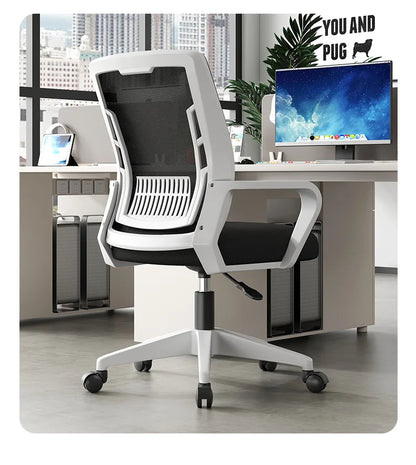 Ergonomischer Home-Office-Sitz, Rückenlehne: höhenverstellbar, drehbar, Lendenstütze, Kopfstütze, Gaming-Stuhl
