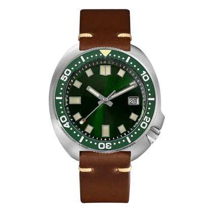 San Martin Turtle Men Diver Watch 44mm NH35 Automatic Mechanical Wristwatch Sapphire Waterproof 200m Luminous Relojes SN0047