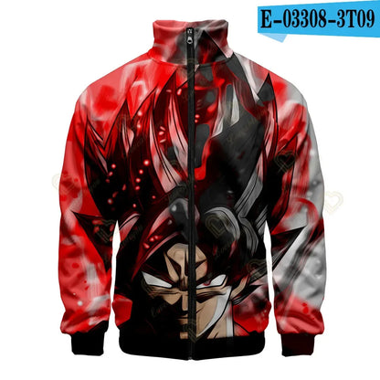 Japan Anime Harajuku Manga Dragon Ball Hoodies Sweatshirt Streetwear Winter Pullover Fashion Long Sleeve Men 3D Print Clothing