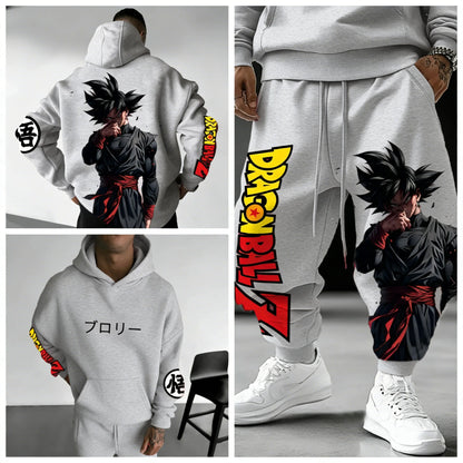 2026 Pok É Mon Animation Printed Hoodie and Pants Set for Men and Women, Casual Style Fashion Set