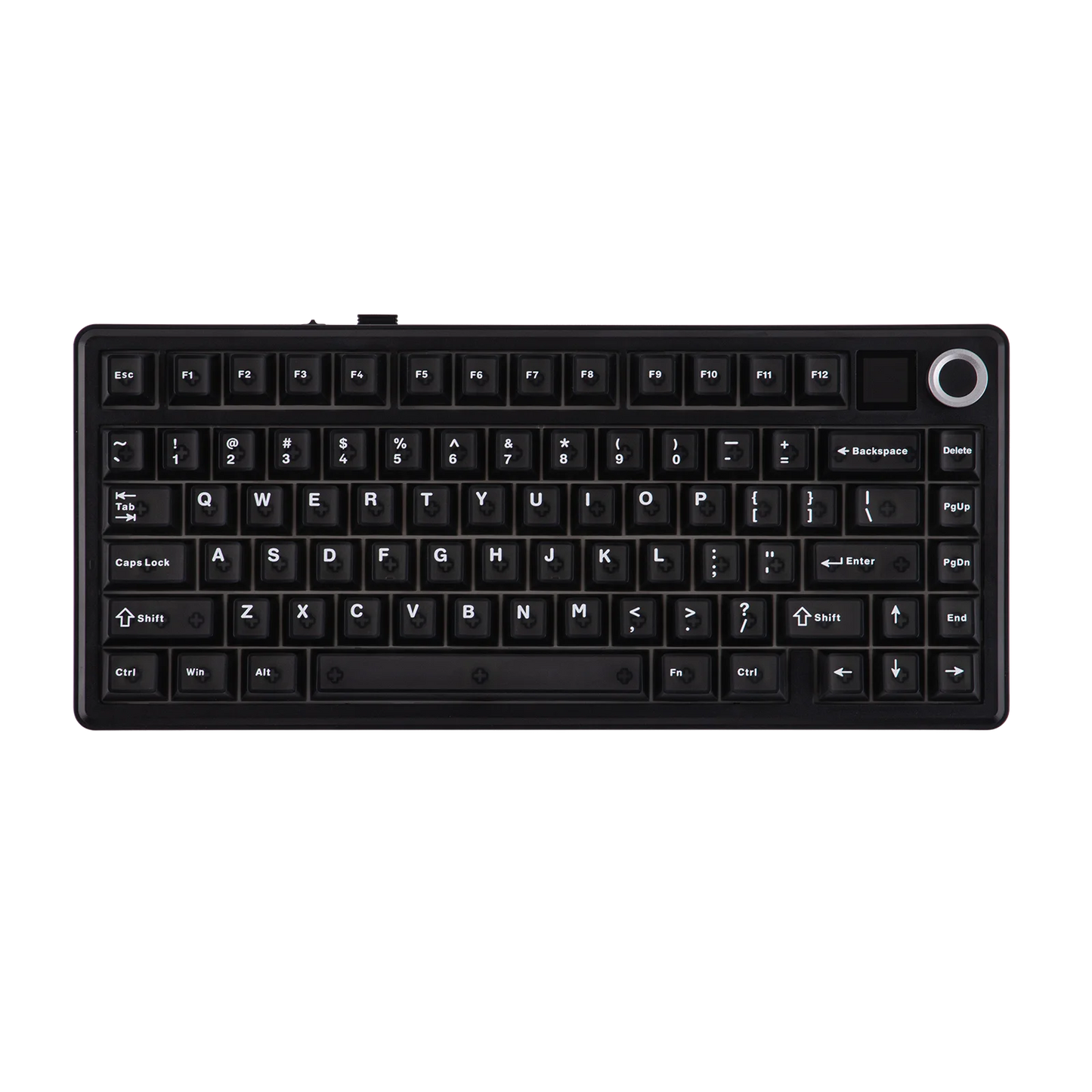 EPOMAKER X AULA F75 MAX kompakte mechanische Tastatur im 75-%-ANSI-Layout, kabelgebunden/Bluetooth/2.4GHz kabellos, mit TFT-Bildschirm und Drehregler