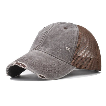 Distressed Baseball Cap Dad Hats for Men Women Vintage Washed Cotton soft crown Hat Adjustable Low Profile Unisex Style Headwear