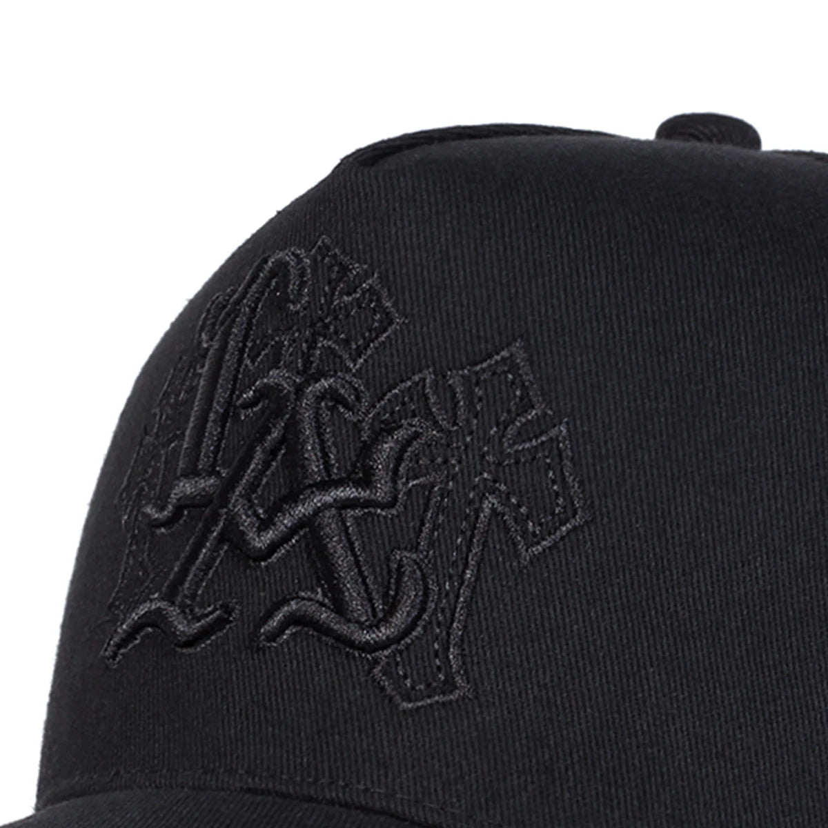 Unisex LA Letter Cross Embroidery Baseball Caps Spring and Autumn Outdoor Adjustable Casual Hats Sunscreen Hat Sports Cap