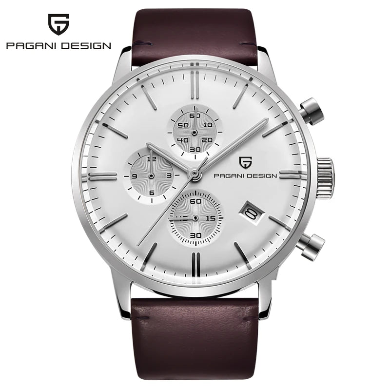 2026 New PAGANI DESIGN Brand Luxury Watches For Men Automatic Date Watch Waterproof Chronograph VK67 Movement Men's Watch